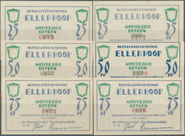 Deutschland - Notgeld - Schleswig-Holstein: Ellerhoop, Gemeinde, Je 2 X 25, 50, 75 Pf., O. D. - 31.1 - [11] Emisiones Locales