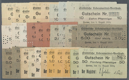 Deutschland - Notgeld - Westfalen: Herne, Magistrat, 5 (5, Dabei Type A Mit KN Und Prägestempel Unen - Autres & Non Classés