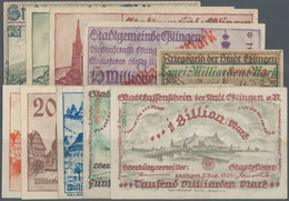 Deutschland - Notgeld - Württemberg: Esslingen, Stadt, 10 Mark, 1.11.1918; 500 Tsd., 1 Mio. Mark, 27 - [11] Emissions Locales