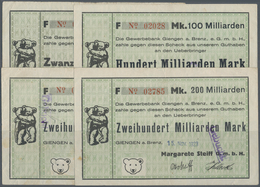 Deutschland - Notgeld - Württemberg: Giengen, Margarete Steiff G.m.b.H., 20 Mrd. Mark, 3.11.1923; 10 - [11] Emissions Locales