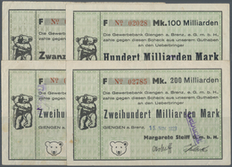 Deutschland - Notgeld - Württemberg: Giengen, Margarete Steiff G.m.b.H., 20 Mrd. Mark, 3.11.1923; 10 - [11] Local Banknote Issues