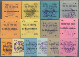 Deutschland - Notgeld - Ehemalige Ostgebiete: Guhrau, Schlesien, Magistrat, 5 Pfg., 5 Pf., 10 Pfg., - Other & Unclassified