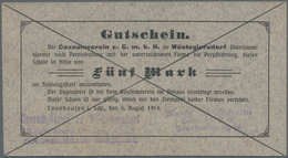 Deutschland - Notgeld - Ehemalige Ostgebiete: Schlesien, Notgeld Von 1914, Lot Von 96 Verschiedenen - Sonstige & Ohne Zuordnung
