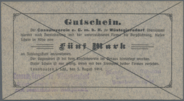 Deutschland - Notgeld - Ehemalige Ostgebiete: Schlesien, Notgeld Von 1914, Lot Von 96 Verschiedenen - Other & Unclassified