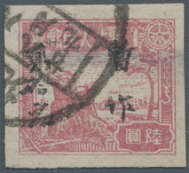 China - Volksrepublik - Provinzen: North China, Taihang, 1949, "Temporarily Used For" Ovpt., $20/$6, - Sonstige & Ohne Zuordnung
