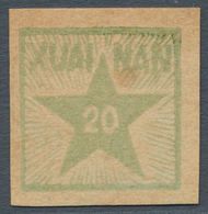 China - Volksrepublik - Provinzen: East China, Huainan Area, 1943, "Five Pointed Star Issue", 20c, U - Sonstige & Ohne Zuordnung