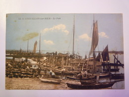 L'AIGUILLON-sur-MER  (Vendée)  :  Le  PORT   1923   XXX - Other & Unclassified