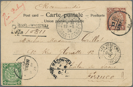 China: 1904. Registered Picture Post Card Addressed To France Bearing Chinese Imperial Post SG 124, - Sonstige & Ohne Zuordnung