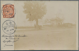 China: 1906. Photographic Post Card Of 'The French Consulat In Mongtze For The Yunnan Railway' Addre - Sonstige & Ohne Zuordnung