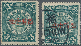 China: 1912, "Provisional Neutrality" Ovpt., 3 C. Greyish Green, Unused Mounted Mint (slight Gum Cre - Sonstige & Ohne Zuordnung