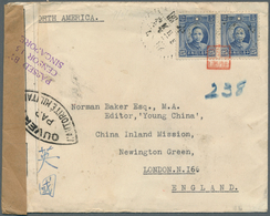 China: 1940. Air Mail Envelope Written From 'The China Inland Mission, Langchun, Szechuan, China' Ad - Sonstige & Ohne Zuordnung