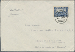 China: 1936, Postal Jubilee 25 C. Tied Bilingual "KUNMING (YUNNANFU) 25.10.31" (Oct. 31, 1936) To Co - Sonstige & Ohne Zuordnung