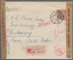 China: 1940. Registered Envelope Addressed To Buitenzorg, Java Bearing China SG 473, $1 Brown And Gr - Sonstige & Ohne Zuordnung