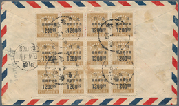 China: 1940. Air Mail Envelope Addressed (vertical Fold) To The United States Bearing SG CC111, $1,2 - Sonstige & Ohne Zuordnung