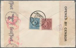 China: 1941. Air Mail Envelope Addressed To Holland Bearing China SG 519, 20c Light Blue And SG 523, - Sonstige & Ohne Zuordnung