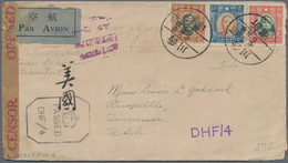 China: 1942, Censored Airmail Cover From Chengtu Area To Knoxville, Tenn., USA Franked Dr. Sun $1 (w - Sonstige & Ohne Zuordnung