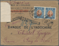 China: 1940, SYS $2 (pair) On Front And 50 C. On Reverse Tied "KUNMING 25.7.40" To Air Mail Cover (B - Sonstige & Ohne Zuordnung