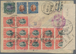 China: 1942, Registered And Censored Higher Weight Airmail Cover From Chengtu To North Providence, R - Sonstige & Ohne Zuordnung