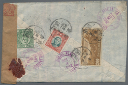 China: 1938/41, Airmail $2, SYS $5 And 10 C. Total $7.20 Tied "Kwangtung Suikai 31.8.31" (Aug. 31, 1 - Sonstige & Ohne Zuordnung