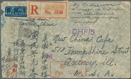 China: 1940/41, $7.10 Franking Tied "Tungchwang.Tikhoi 33.4.28" (April 28, 1942) To Reverse Of Regis - Sonstige & Ohne Zuordnung