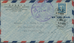 China: 1947, 3000 $ Blue, Single Franking On Commercial Cover From Universal Product Company Shangha - Sonstige & Ohne Zuordnung