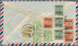 China: 1948. Air Mail Envelope (small Faults) Addressed To Brazil Bearing SG 1009, $20,000 On 10c Gr - Sonstige & Ohne Zuordnung