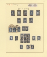 China - Portomarken: 1913/49, Collection Dues Mint (mounted, Never Hinged Or No Gum As Issued) And U - Strafport