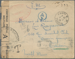 China - Portomarken: 1932, 2 C. (4), 10 C. (7) Tied "TIENTSIN 30.2.27" (July 27, 1941) To Reverse Of - Segnatasse