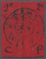 China - Lokalausgaben / Local Post: Weihaiwei, 1898, 2 C. On Red, Unused No Gum As Issued (Michel Ca - Sonstige & Ohne Zuordnung
