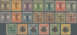 China - Provinzausgaben - Sinkiang (1915/45): 1916/19, 1st Peking Printing 1/2 C.-$20 Cpl. Except 5 - Xinjiang 1915-49