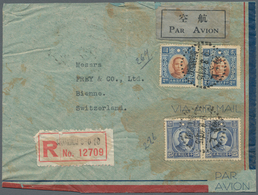 China - Provinzausgaben - Yunnan ( 1926/33): 1932/38, SYS Da Tung $2 (2) And Waterlow 25 C. (pair) T - Yunnan 1927-34