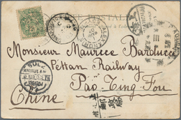 China - Incoming Mail: French Levant, 1903. Picture Post Card Of ‘Buffalo And Cart, Constantinople' - Sonstige & Ohne Zuordnung