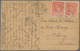 China - Incoming Mail: 1920. YUGOSLAVIA. Poggirica, Montenegro Picture Post Card To Beijing / Peking - Andere & Zonder Classificatie