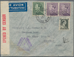 China - Incoming Mail: 1940. Air Mail Envelope Addressed To Shanghai, China Bearing Belgium Yvert 43 - Sonstige & Ohne Zuordnung