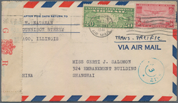 China - Incoming Mail: 1941. Air Mail Envelope Addressed To Shanghai Bearing United States Air Mail - Sonstige & Ohne Zuordnung