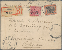 China - Fremde Postanstalten / Foreign Offices: German P.O. 1901, Petschili 30pfg. Orange/black With - Autres & Non Classés