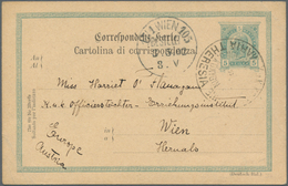 China - Fremde Postanstalten / Foreign Offices: Austria-Hungary, 1904/11, Navy, Single Circle Types: - Andere & Zonder Classificatie