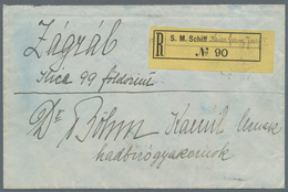 China - Fremde Postanstalten / Foreign Offices: 1910, Austria-Hungarian P.O.China: Hungary, 10 F Ros - Altri & Non Classificati