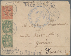 China - Fremde Postanstalten / Foreign Offices: 1904/05, Tientsin: Covers (5) Endorsed "Corps D'occu - Other & Unclassified