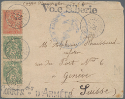 China - Fremde Postanstalten / Foreign Offices: 1904/05, Tientsin: Covers (5) Endorsed "Corps D'occu - Sonstige & Ohne Zuordnung