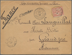 China - Fremde Postanstalten / Foreign Offices: 1905, French Offices. Military Mail Envelope Endorse - Andere & Zonder Classificatie