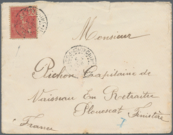 China - Fremde Postanstalten / Foreign Offices: 1907, Amoy: French Indochina 10 C. Type Grasset Tied - Autres & Non Classés