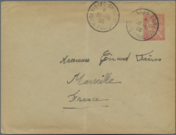 China - Fremde Postanstalten / Foreign Offices: 1909, French Offices. Postal Stationery Envelope 'Ty - Other & Unclassified