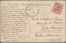 China - Fremde Postanstalten / Foreign Offices: France, 1913, 4 C./10 Ct. Tied "SHANG-HAI 16-2 13" T - Andere & Zonder Classificatie