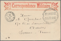 China - Fremde Postanstalten / Foreign Offices: 1916, French Offices. Illustrated Letter Card Headed - Andere & Zonder Classificatie