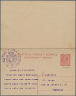 China - Fremde Postanstalten / Foreign Offices: 1918, Italian Offices. Double Italian Postal Station - Sonstige & Ohne Zuordnung