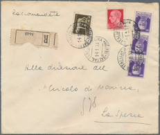 China - Fremde Postanstalten / Foreign Offices: Italy, 1937, 50 C. (3), 5 C., 20 C. Tied "BATTAG. IT - Sonstige & Ohne Zuordnung