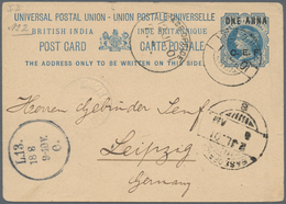 China - Besonderheiten: 1901-02 Indian China Expeditionary Force: Indian Postal Stationery Card 1a. - Other & Unclassified