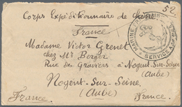 China - Besonderheiten: 1901. Stampless Envelope (with Letter) Headed 'Mouillage De Tchefou' Dated ' - Other & Unclassified