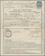 China - Besonderheiten: 1904, Franked AR-form (proof Of Receipt, Return Receipt Mail) Returned To Ch - Other & Unclassified